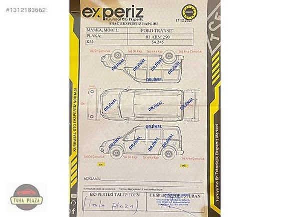 2023 E-Transit 350M 184Hp Led Şerit Takip+360+BOYASIZ~Taha Plaza