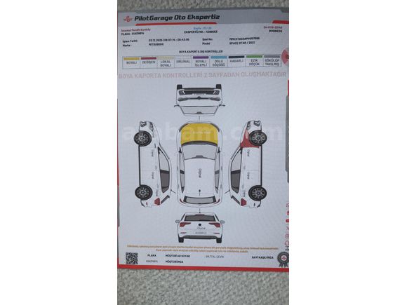 Sahibinden Mitsubishi Space Star 1.2 İNTENSE 2021 Model