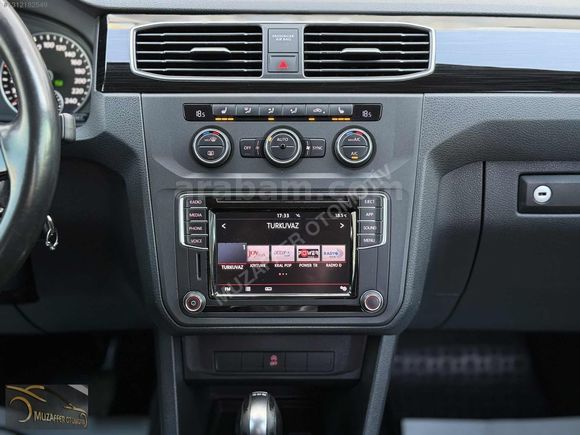 BOYASIZ 2017 VOLKSWAGEN CADDY 2.0 TDI EXCLUSIVE OTOMATİK