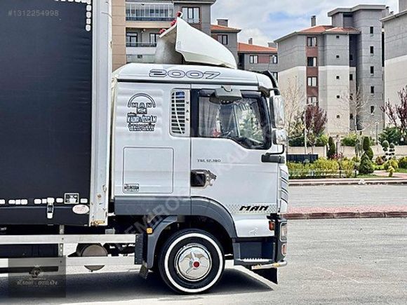 2007 MAN TGL 12.180 KAYAR PERDE ORJ.425.BİN KM'DE 10 TKR HATASIZ