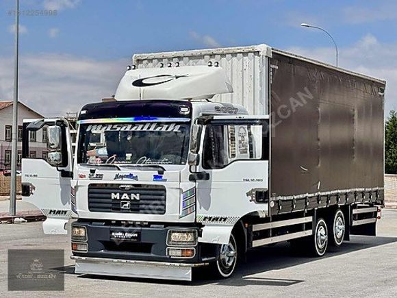 2007 MAN TGL 12.180 KAYAR PERDE ORJ.425.BİN KM'DE 10 TKR HATASIZ