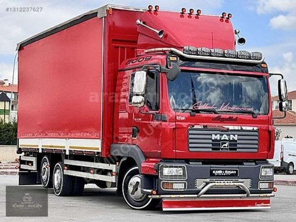 2009 MAN TGL 12.180 3 KAYAR PERDE ORJ.514.BİN KM'DE 10 TKR FULL
