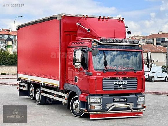 2009 MAN TGL 12.180 3 KAYAR PERDE ORJ.514.BİN KM'DE 10 TKR FULL