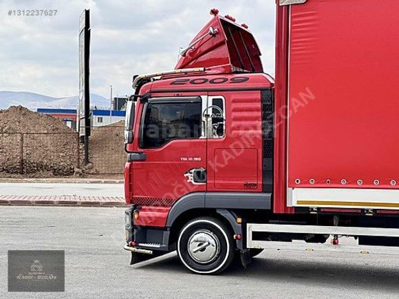 2009 MAN TGL 12.180 3 KAYAR PERDE ORJ.514.BİN KM'DE 10 TKR FULL