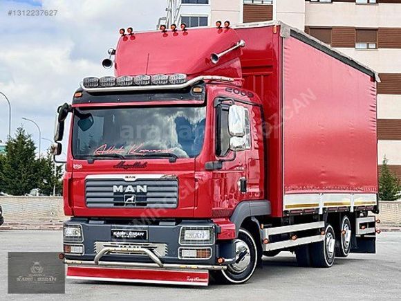 2009 MAN TGL 12.180 3 KAYAR PERDE ORJ.514.BİN KM'DE 10 TKR FULL