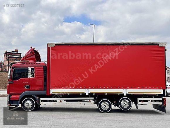 2009 MAN TGL 12.180 3 KAYAR PERDE ORJ.514.BİN KM'DE 10 TKR FULL