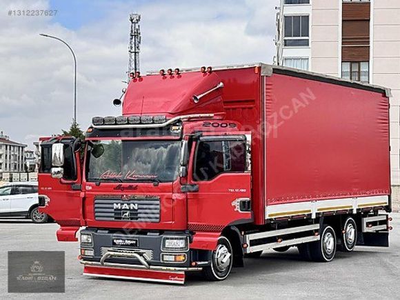 2009 MAN TGL 12.180 3 KAYAR PERDE ORJ.514.BİN KM'DE 10 TKR FULL