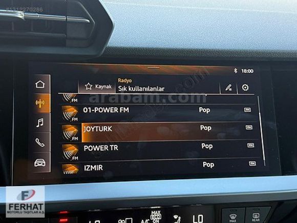 2022 MODEL*AUDİ A3 SEDAN 35TFSI ADVANCED S-TRONİC*%20 KDV**