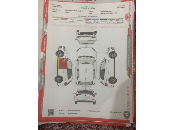 Sahibinden Renault Clio 1.2 Joy 2015 Model  123.000 km Kırmızı