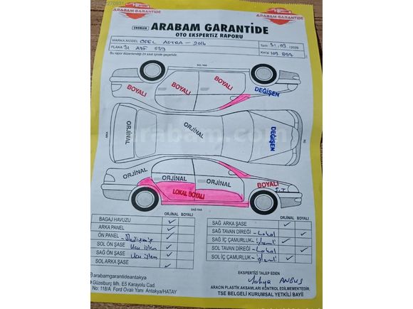 OPEL ASTRA 110 BİN KMDE