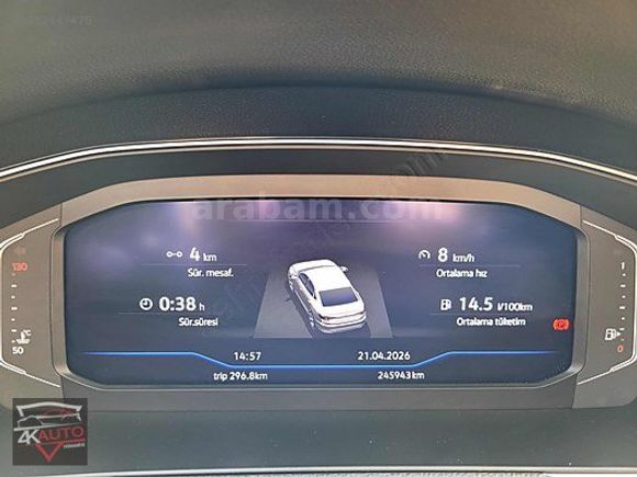 1 LOKAL BOYALI 2016 PASSAT HİGHLİNE ACİL EN DİP RAKAMA