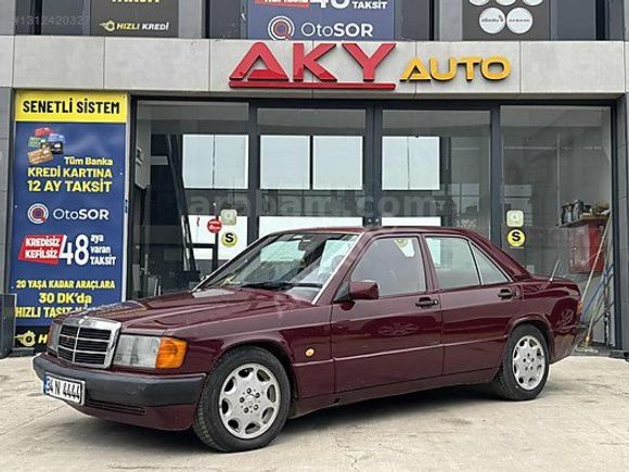 AKY AUTO'DAN MERCEDES 190 E 2.0 BENZİN LPG'Lİ SUNROFFLU