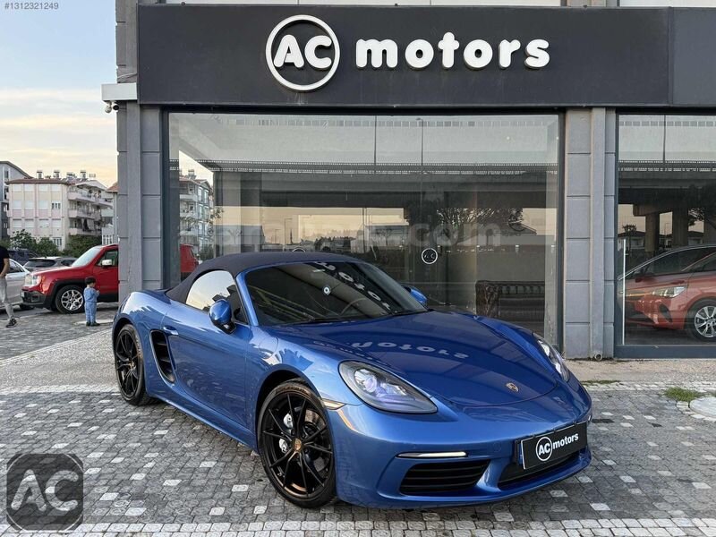 Galeriden Porsche 718 Boxster 2017 Model Antalya 74.000 km Mavi