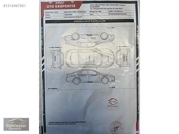 1999 VOLKSWAGEN PASSAT 1.8 OTOMATIK