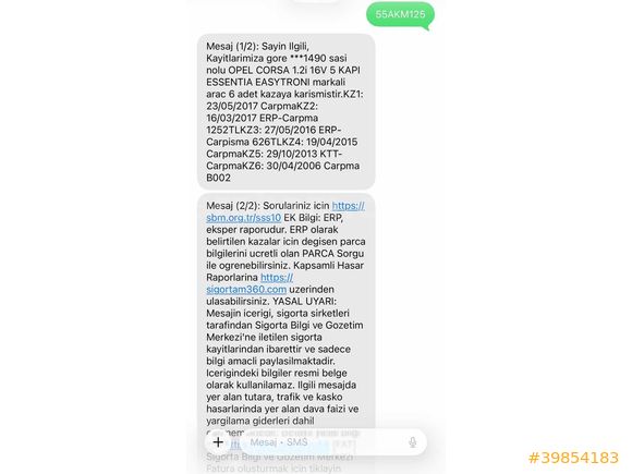 TEMİZ BAKIMLI CORSA 279.000 KM