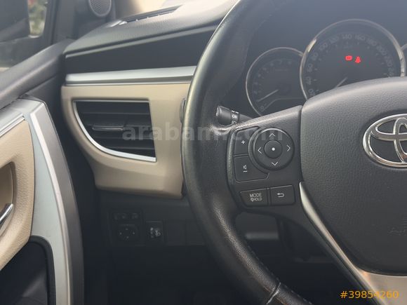 2016 MODEL/TOYOTA COROLLA/1.6 TOUCH/68.900KM/DEĞİŞENSİZ/OTOMATİK