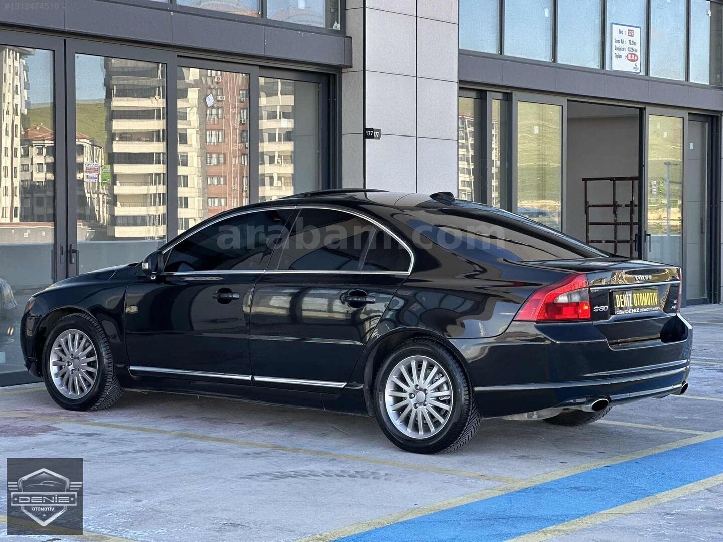 Galeriden Volvo S80 3.2 Executive 2008 Model Gaziantep 415.000 km Siyah 6