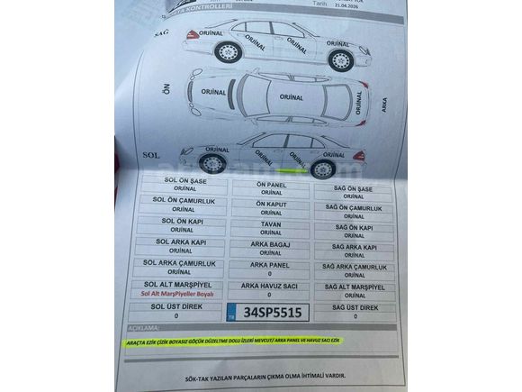 Sahibinden 2016 Model 2017 çıkışlı led Li hatasız boyasız 