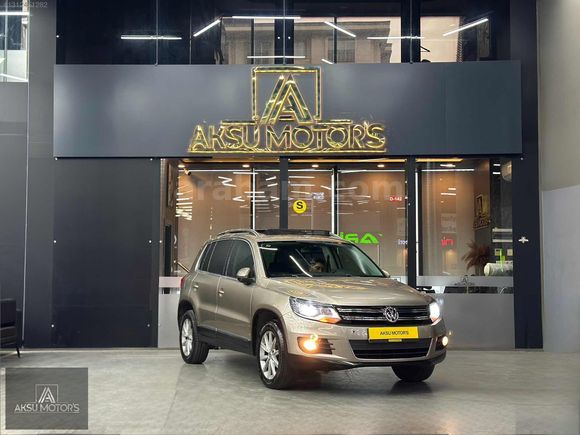 "AKSU MOTOR'S"2015/VW TİGUAN/2.0/CAM TAVAN/350 BİN PEŞİN 36 AY