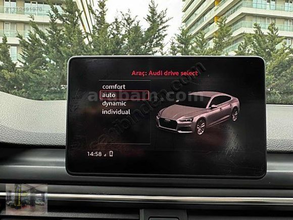2018 AUDİ A5 ''ISITMA+İÇİ BEJ C.TAVAN+E.BAGAJ+SÜRÜŞ MOD''