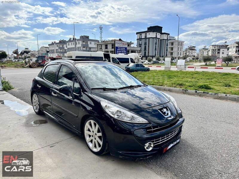 Galeriden Peugeot 207 1.6 HDi Premium 2008 Model Antalya 308.000 km Siyah
