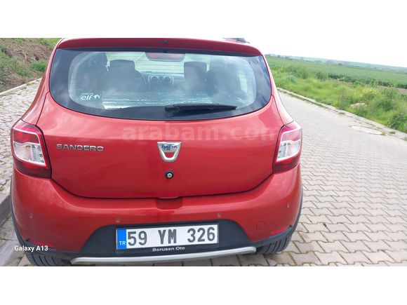 Sahibinden Dacia Sandero 1.5 dCi Stepway 2016 Model  148.000 km Bordo