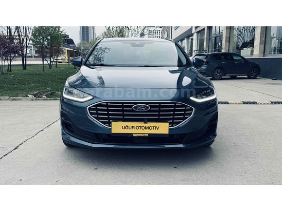 Galeriden Ford Focus 1.0 EcoBoost Titanium Stil 2023 Model Bursa 30.962 km Mavi (metalik)