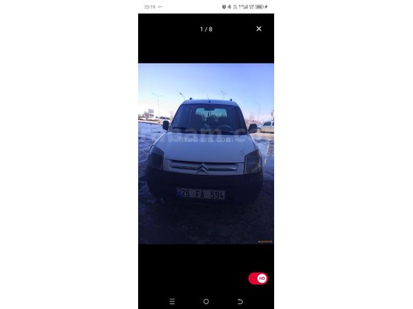 Sahibinden Citroen Berlingo 1.9 D X 2005 Model  260.000 km Beyaz