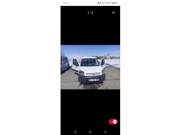 Sahibinden Citroen Berlingo 1.9 D X 2005 Model  260.000 km Beyaz