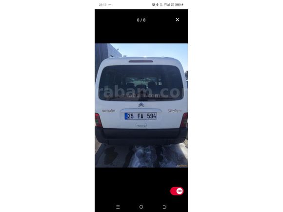 Sahibinden Citroen Berlingo 1.9 D X 2005 Model  260.000 km Beyaz