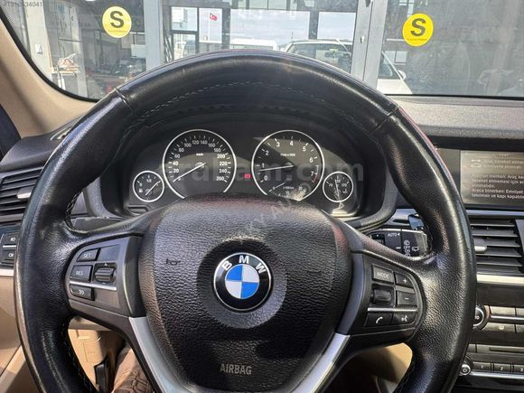 AKY AUTO'DAN 2015 BMW X3 2.0İ SDRİVE 149.000 KM SUNROFFLU