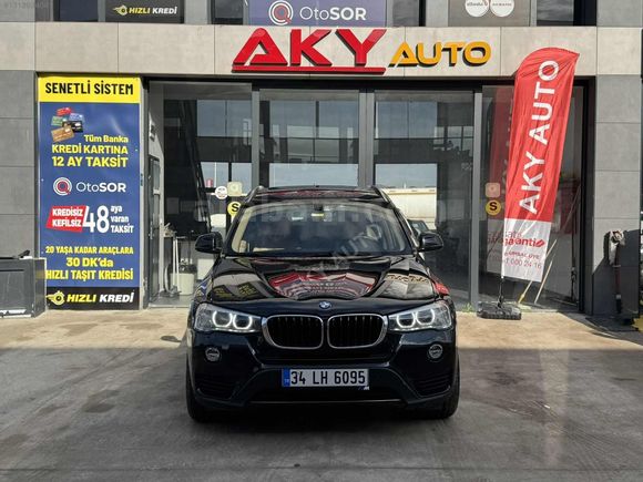 AKY AUTO'DAN 2015 BMW X3 2.0İ SDRİVE 149.000 KM SUNROFFLU