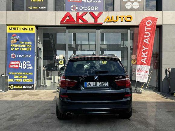 AKY AUTO'DAN 2015 BMW X3 2.0İ SDRİVE 149.000 KM SUNROFFLU