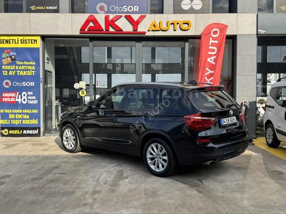 AKY AUTO'DAN 2015 BMW X3 2.0İ SDRİVE 149.000 KM SUNROFFLU