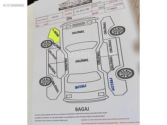 SEVİLEN AUTO dan JAECCO CAM TAVAN KARTA FARKSIZ TEK ÇEKİM