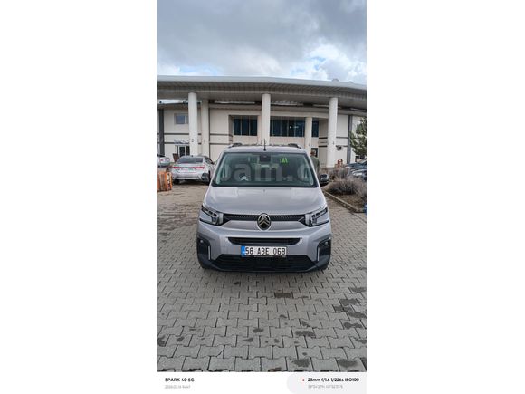 Sahibinden Citroen Berlingo 1.5 BlueHDI Plus 2025 Model Bingöl 12.000 km Gri