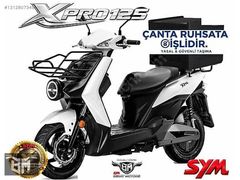 BERAT MOTORS'TAN SYM X PRO 125 ÇANTA İŞLİ 12 TAKSİT