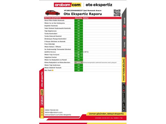 Sahibinden Renault Clio 1.2 Extreme 2012 Model