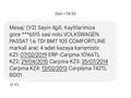 SAHİBİNDEN MASRAFSIZ PASSAT 