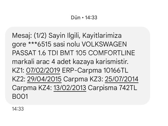 SAHİBİNDEN MASRAFSIZ PASSAT 