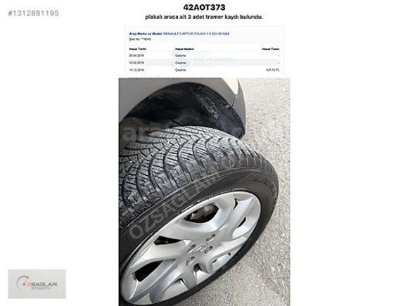 ÖZSAĞLAM'dan 2016 Captur 1.5 DCİ İcon Otomatik Hatasız 166binde