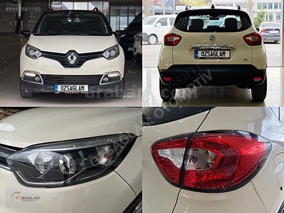 ÖZSAĞLAM'dan 2016 Captur 1.5 DCİ İcon Otomatik Hatasız 166binde