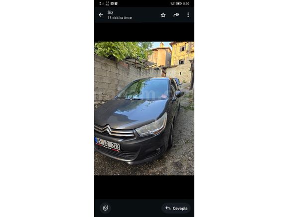 Sahibinden Citroen C4 1.6 e-HDi Confort Plus 2012 Model  153.000 km Gri