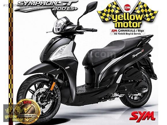 Galeriden SYM Symphony ST 200i ABS 2025 Model Çanakkale 0 km Gri