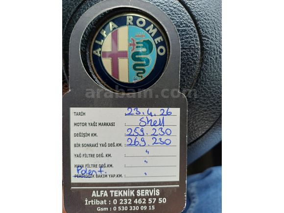 Sahibinden Alfa Romeo 156 1.6 TS Distinctive 2006 Model