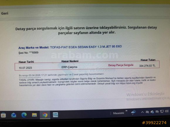 YILMAZOĞLU AUTO'DAN DEĞİŞENSİZ 70.000 KM