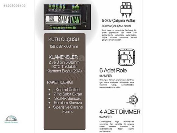 SMARTVAN AKILLI KARAVAN YÖNETİM SİSTEMİ (TABLETLİ)