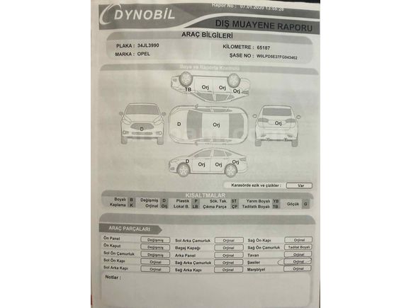 Sahibinden Opel Astra 1.6 CDTI Sport 2015 Model 