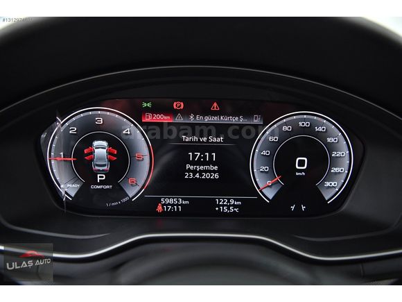 ULAŞ AUTO'DAN 2024 AUDİ A5 40 TDI QUATTRO/TABA KLTK/HAYALET/ISIT