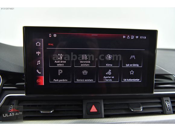ULAŞ AUTO'DAN 2024 AUDİ A5 40 TDI QUATTRO/TABA KLTK/HAYALET/ISIT